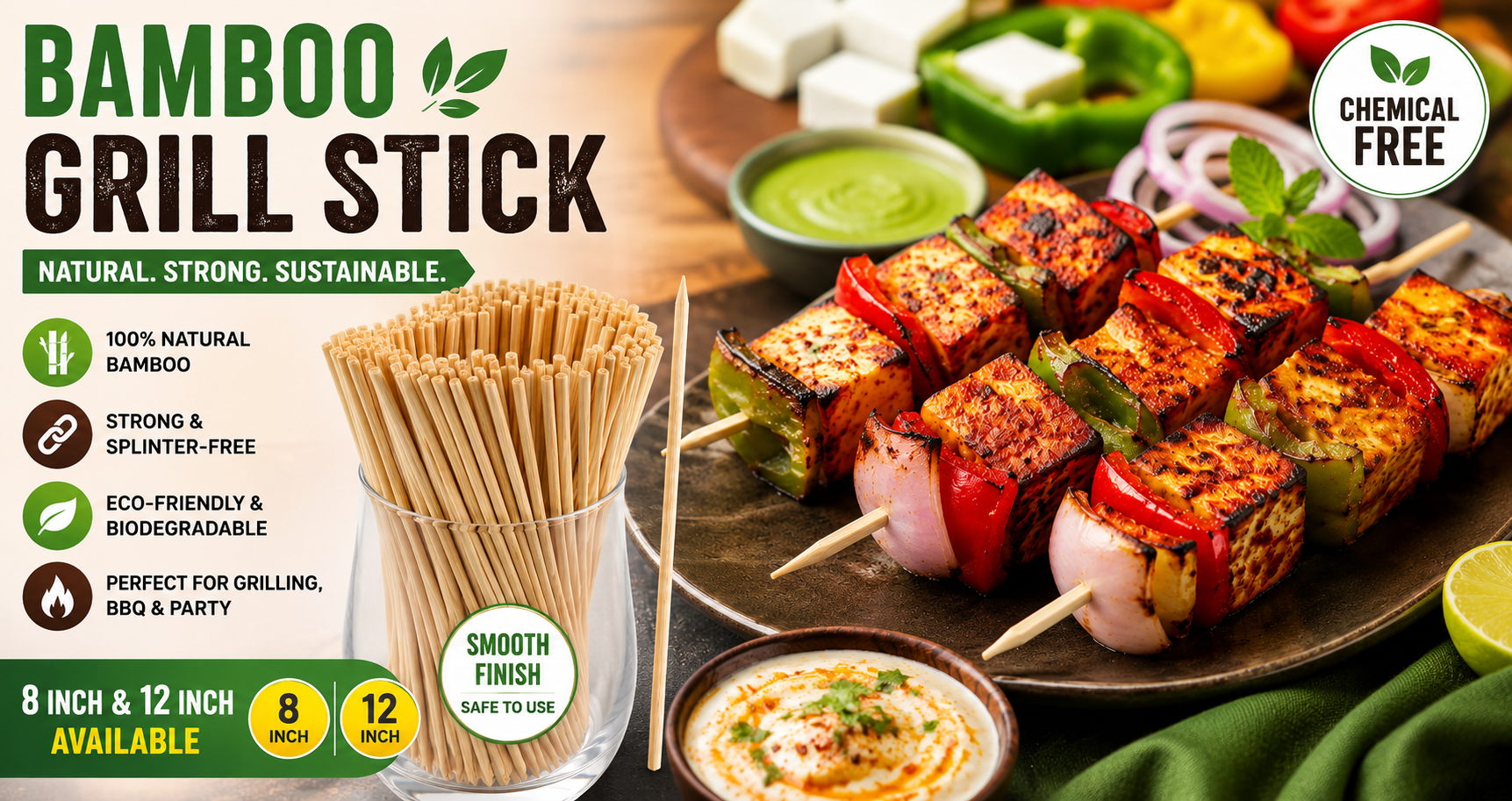 bbq bamboo sticks