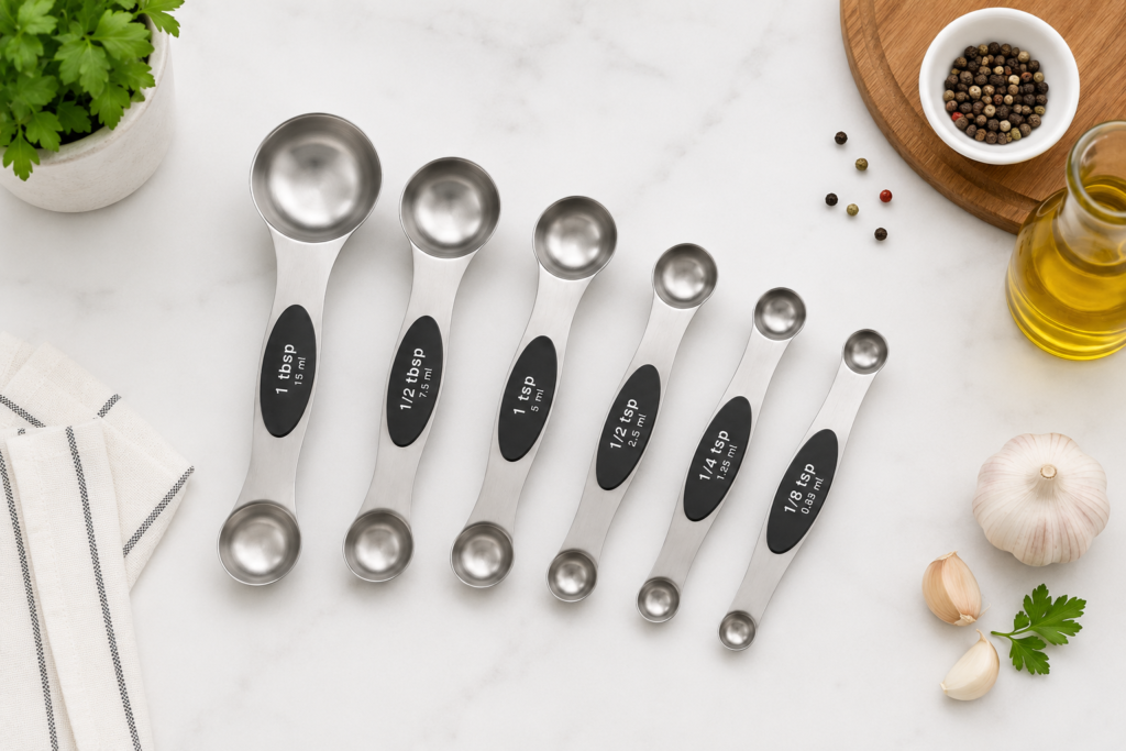 magnetic measuring spoons