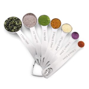 PREMIUM STAINLESS STEEL MEASURING SPOON SET (SET OF 7)