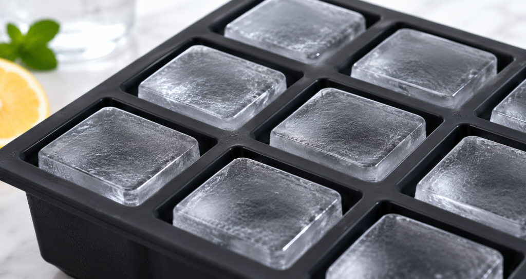 silicone ice cube trays